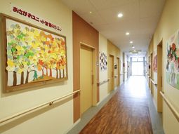 温かみのある廊下