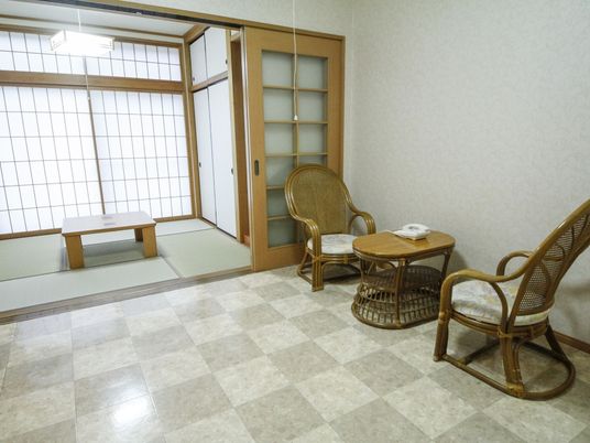 落ち着いた和室の一角