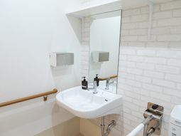 清潔な洗面所の様子