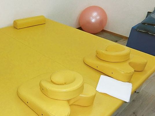 体操用具がある部屋