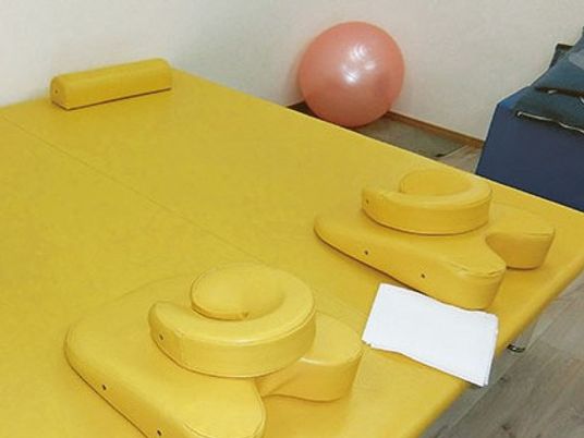 体操用具がある部屋