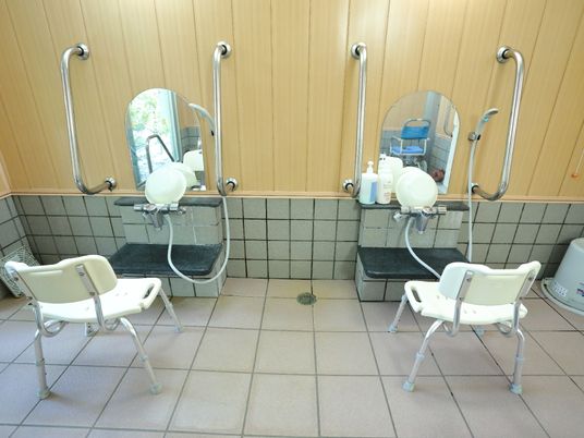 バリアフリー対応の洗面台