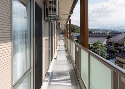 眺望が広がる廊下