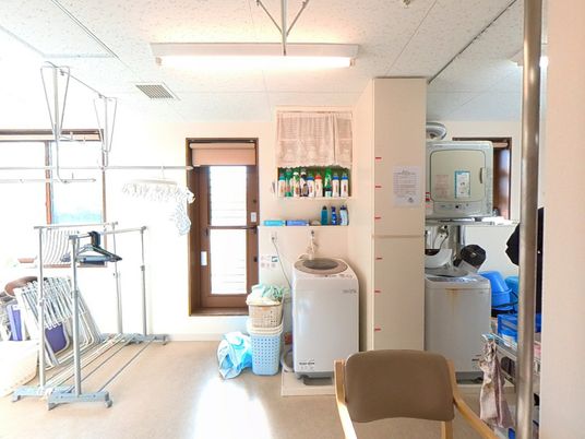 洗濯設備のある部屋