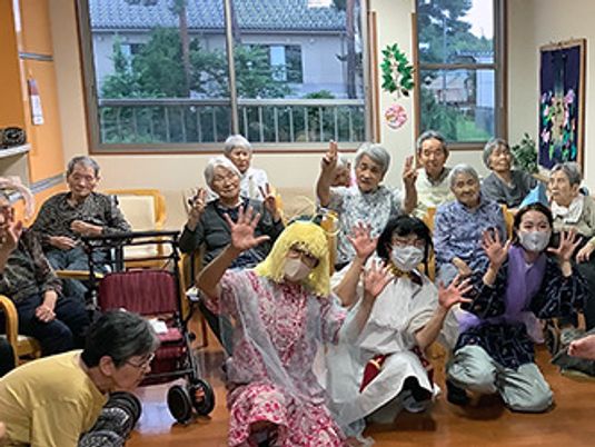 笑顔溢れる居室