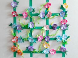 カラフルな壁の飾り