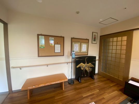 温かみのある廊下