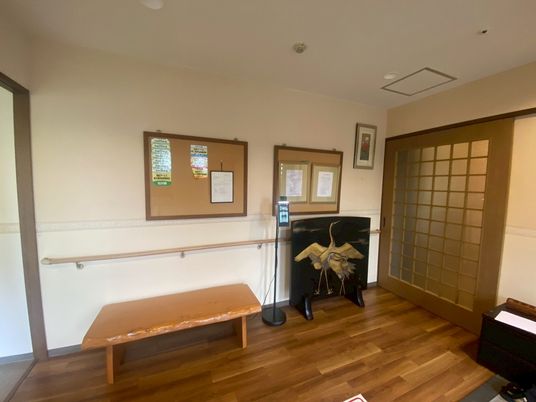 温かみのある廊下