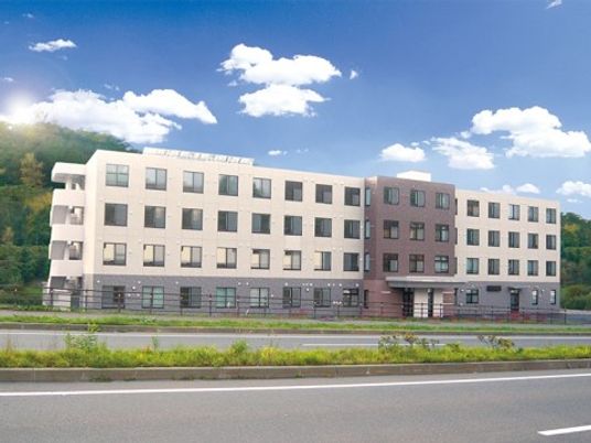 明るい雰囲気の施設外観