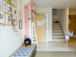 エントランスの飾り付け