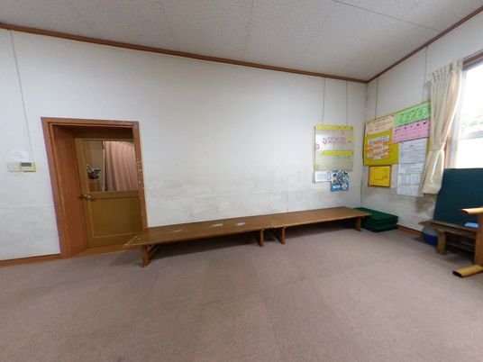 掲示物ある休憩室  