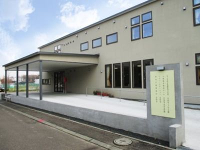 ゆったりとしたエントランス