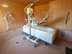 機能的な浴室設備