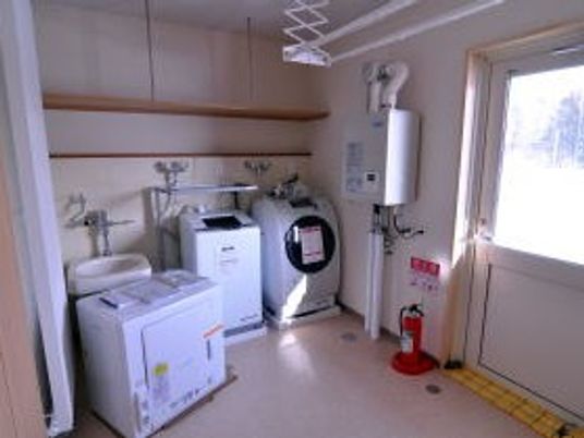 洗濯機があるコーナー  