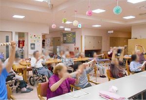 活動中の室内