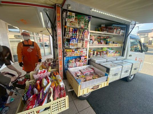 移動販売車の前景
