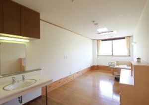 日差しが入る居室