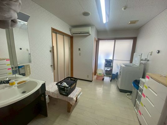 機能的な洗面エリア