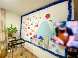 壁の掲示物