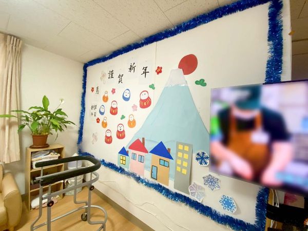 壁の掲示物