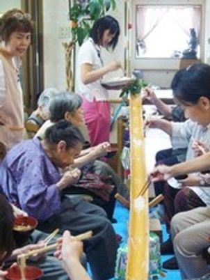 和やかな共有スペース
