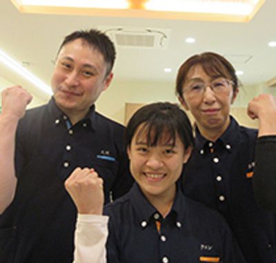 笑顔のスタッフ