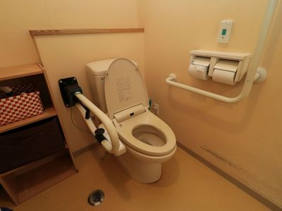 バリアフリーのトイレ設備