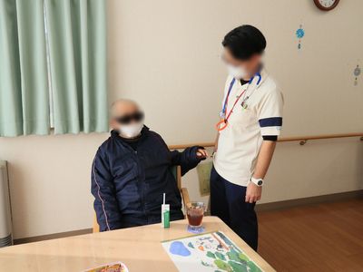 スタッフと利用者の対話