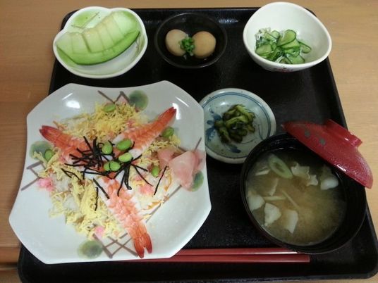 色とりどりの和食膳