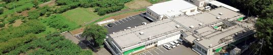 緑豊かな建物外観