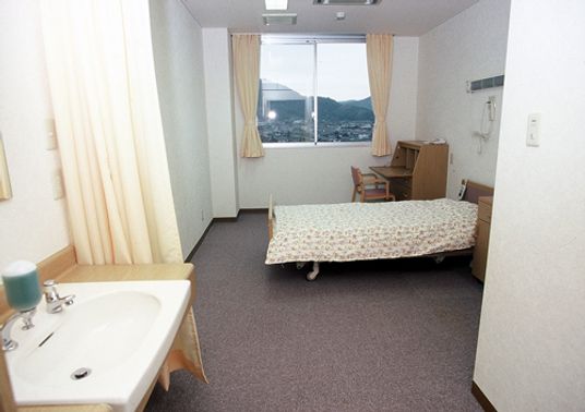 山が見える居室