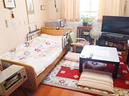 居心地の良い洋室の一角