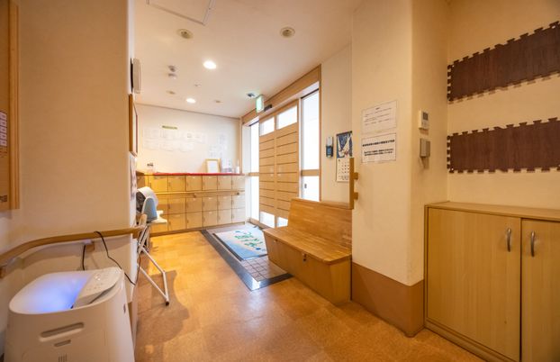 居心地の良いエントランス