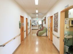 廊下と部屋の入り口