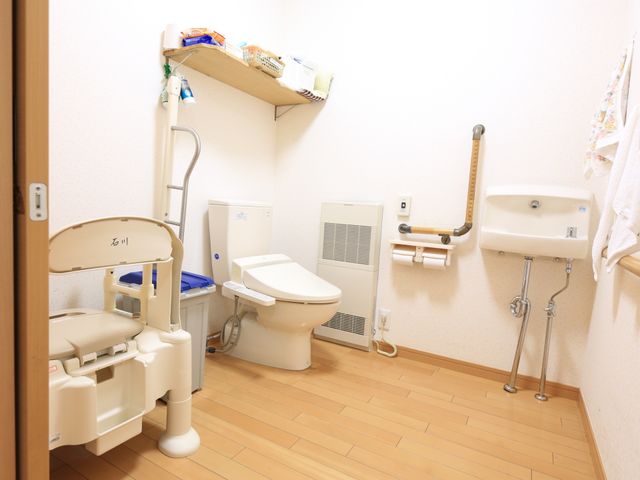 バリアフリーのトイレ設備