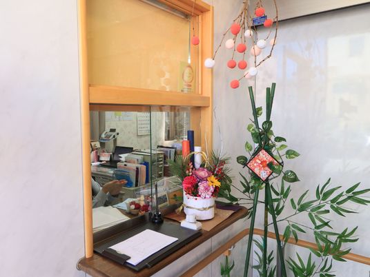 フロントの様子