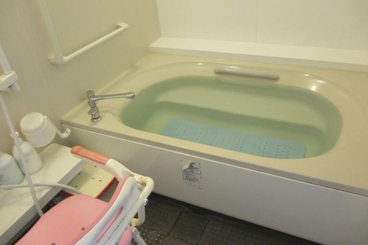 リラックスできる浴室