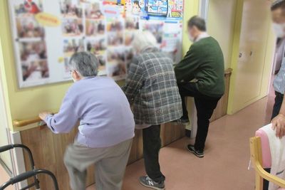 簡単な訓練の様子