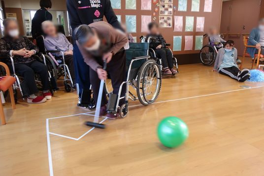 活動中の共有スペース