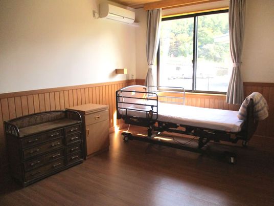 日差しが入る居室