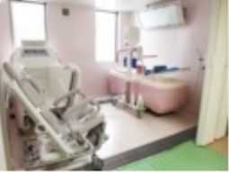 ゆったりした浴室設備