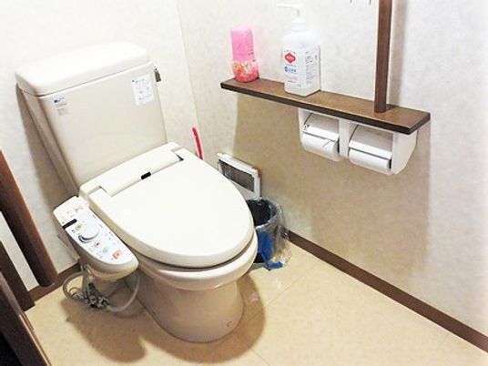 清潔感のあるトイレ空間