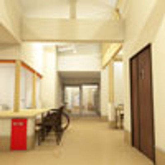 明るい空間の廊下