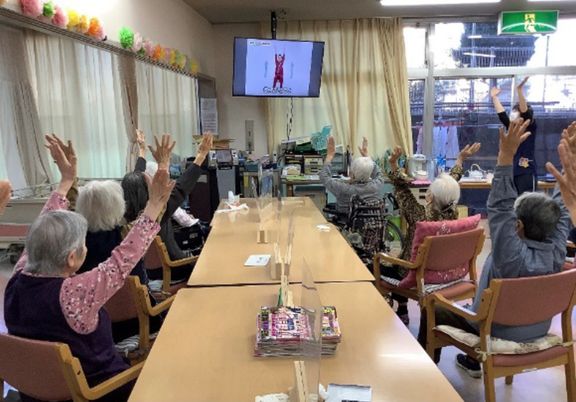 レクリエーション中の居室