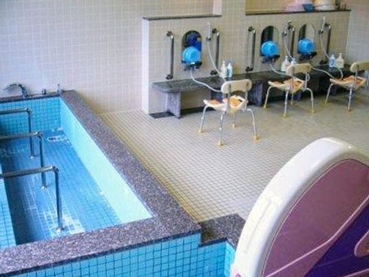 開放感ある浴室