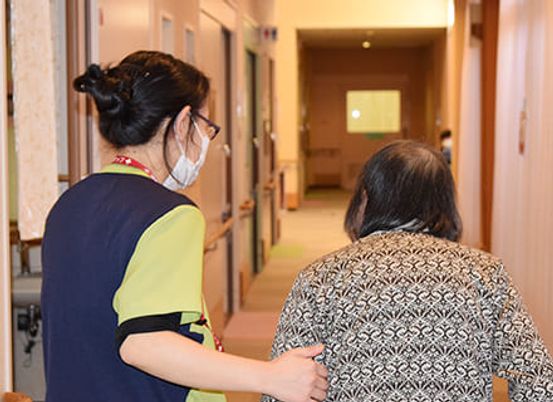 安心できる介護の様子