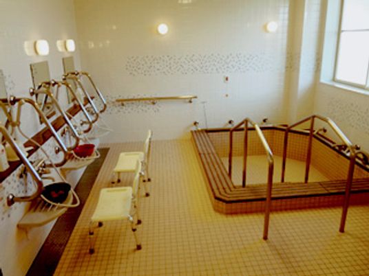 開放感ある浴室