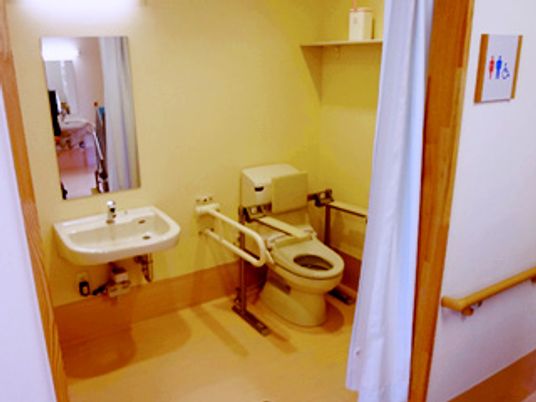 ゆったりしたトイレ