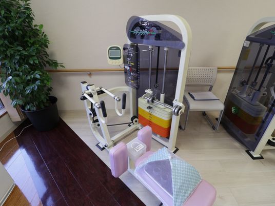 訓練機器のある部屋