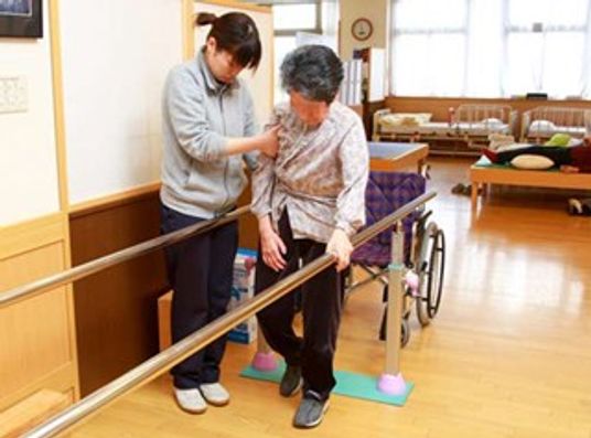 支援を受ける高齢者の部屋